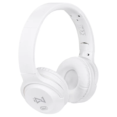 Trevi DJ 601 M fehér mikrofonos sztereó fejhallgató