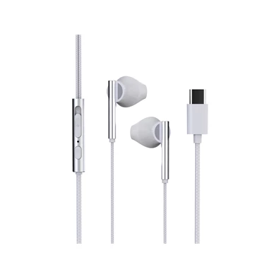 Trevi HMP 700C USB-C fehér mikrofonos fülhallgató Trevi HMP 700C USB-C fehér mikrofonos fülhallgató