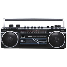 Trevi RR501 retro Bluetooth/USB fekete kazettás rádió