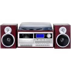 Trevi TT 1070 E Dark Wood sötét fa retro bakelit lemezjátszó Trevi TT 1070 E Dark Wood sötét fa retro bakelit lemezjátszó