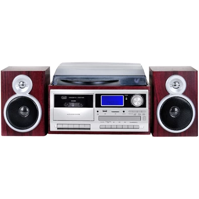 Trevi TT 1070 E Dark Wood sötét fa retro bakelit lemezjátszó Trevi TT 1070 E Dark Wood sötét fa retro bakelit lemezjátszó