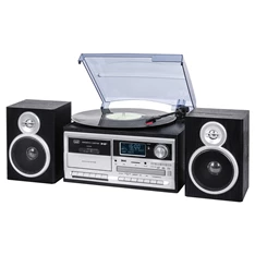 Trevi TT 1072 E sötét fa retro bakelit lemezjátszó/mini hifi rendszer Trevi TT 1072 E sötét fa retro bakelit lemezjátszó/mini hifi rendszer