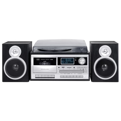 Trevi TT 1072 E sötét fa retro bakelit lemezjátszó/mini hifi rendszer Trevi TT 1072 E sötét fa retro bakelit lemezjátszó/mini hifi rendszer
