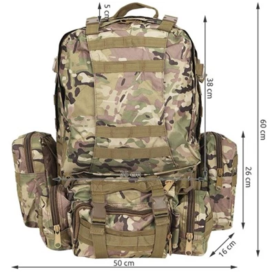 Trizand 45L terepmintás túrazsák Trizand 45L terepmintás túrazsák