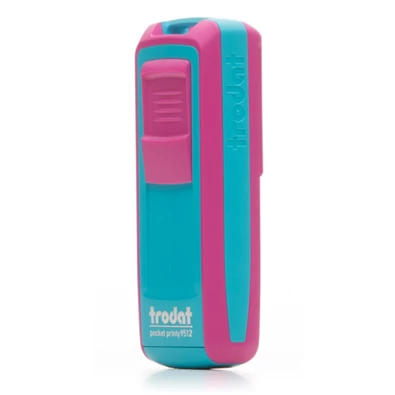 Trodat Pocket Printy 9512 pink/türkiz bélyegző Trodat Pocket Printy 9512 pink/türkiz bélyegző