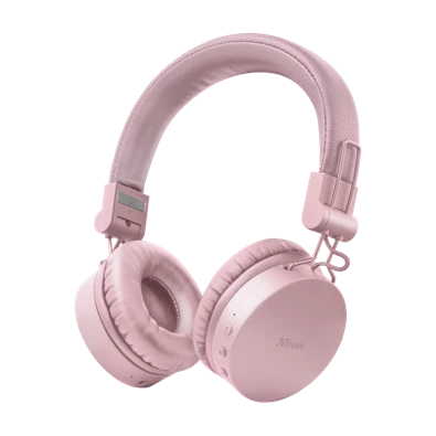 Trust Tones vezeték nélküli rózsaszín Bluetooth fejhallgató