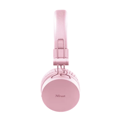 Trust Tones vezeték nélküli rózsaszín Bluetooth fejhallgató