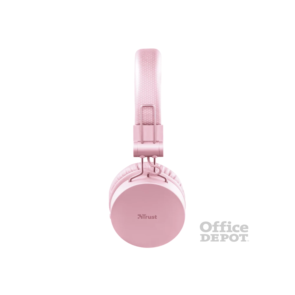 Trust Tones vezeték nélküli rózsaszín Bluetooth fejhallgató