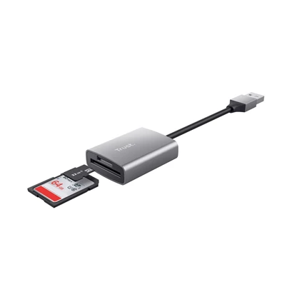 Trust Dalyx Fast USB3.2 microSD/SD kártyaolvasó Trust Dalyx Fast USB3.2 microSD/SD kártyaolvasó