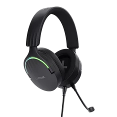 Trust GXT490 Fayzo 7.1 USB vezetékes fekete gamer headset