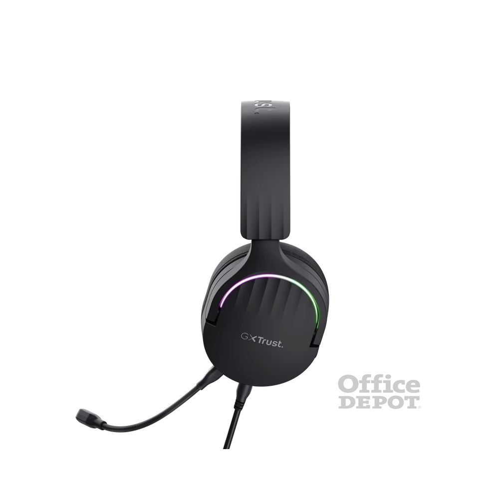 Trust GXT490 Fayzo 7.1 USB vezetékes fekete gamer headset