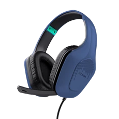 Trust GXT415B Zirox vezetékes kék gamer headset Trust GXT415B Zirox vezetékes kék gamer headset