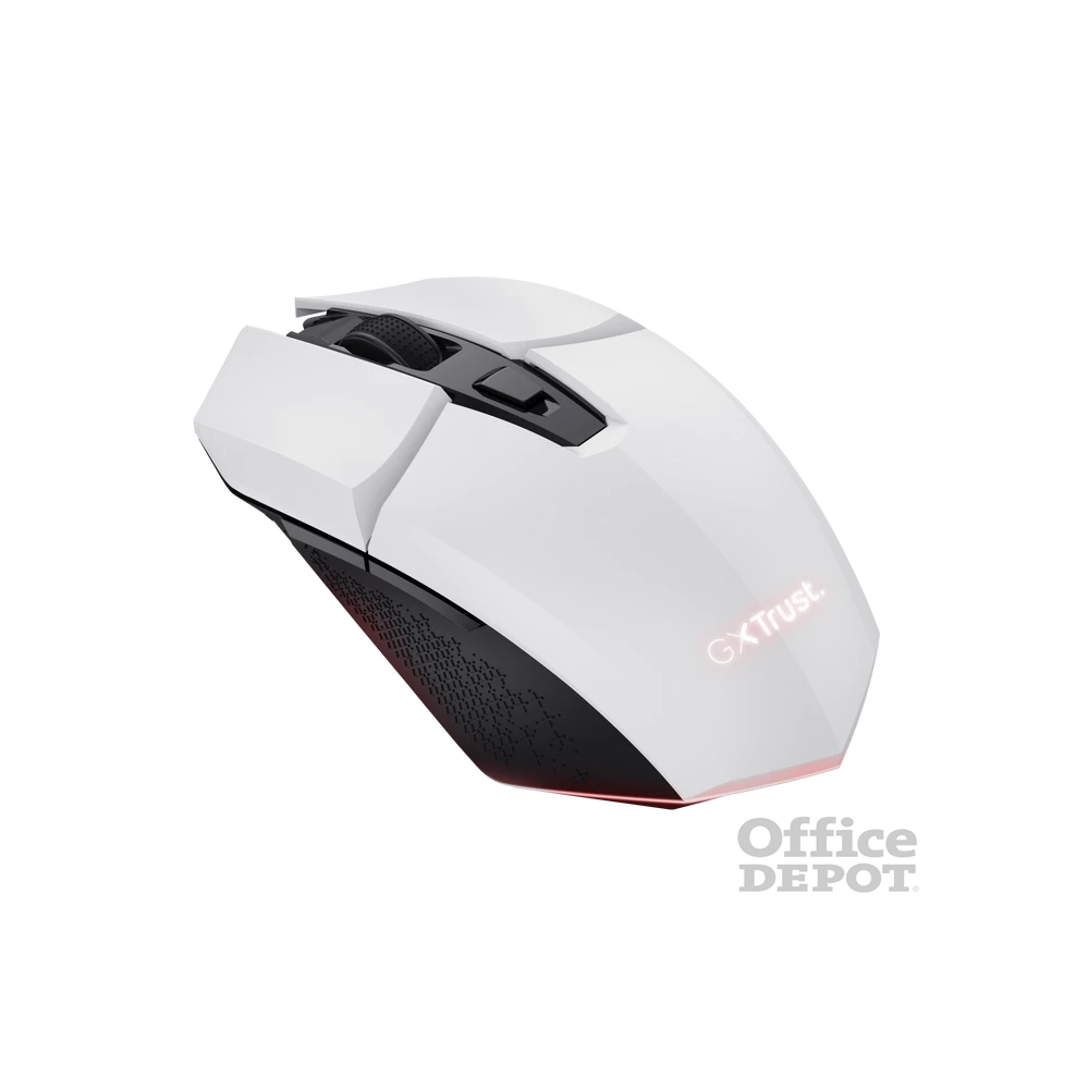Trust GXT110W Felox vezeték nélküli fehér gamer egér