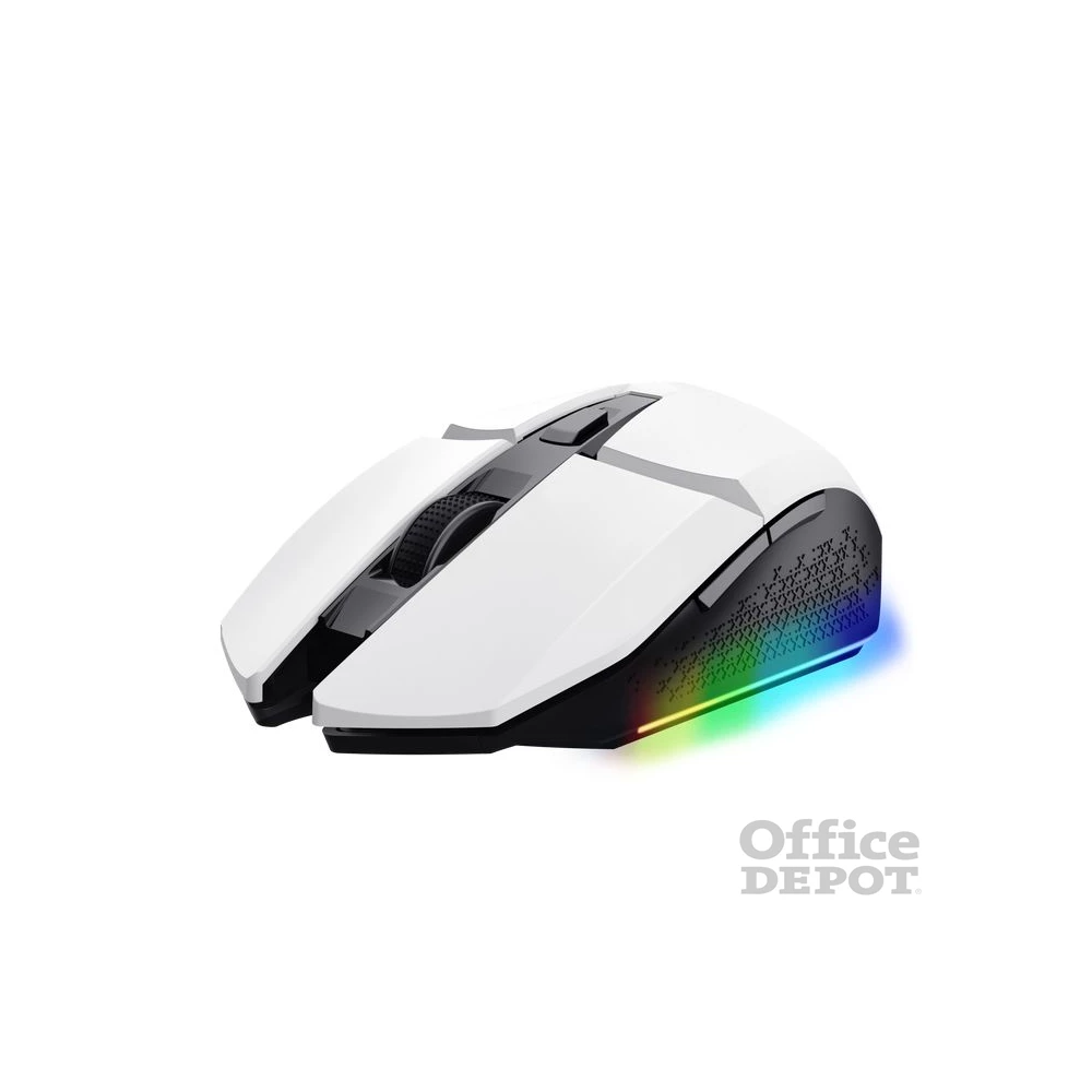 Trust GXT110W Felox vezeték nélküli fehér gamer egér