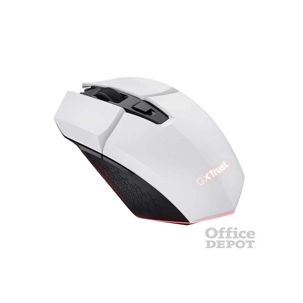 Trust GXT110W Felox vezeték nélküli fehér gamer egér
