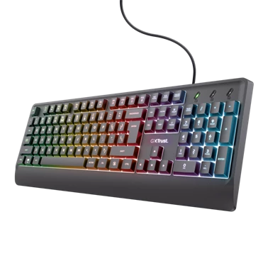 Trust GXT792 Quadrox 4in1 gamer csomag - billentyűzet,egér,egérpad és headset