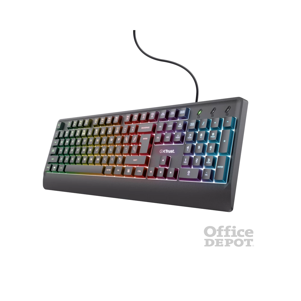 Trust GXT792 Quadrox 4in1 gamer csomag - billentyűzet,egér,egérpad és headset