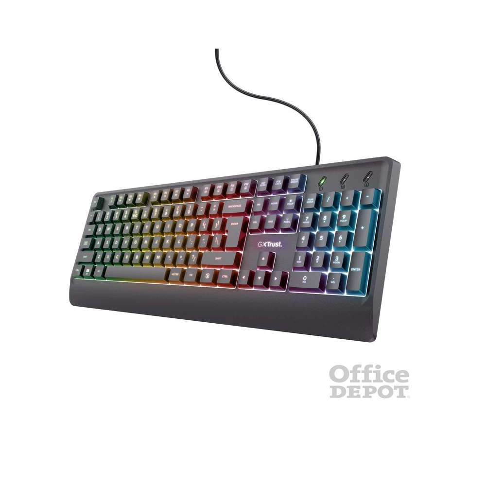 Trust GXT792 Quadrox 4in1 gamer csomag - billentyűzet,egér,egérpad és headset
