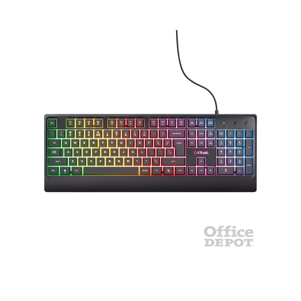 Trust GXT792 Quadrox 4in1 gamer csomag - billentyűzet,egér,egérpad és headset
