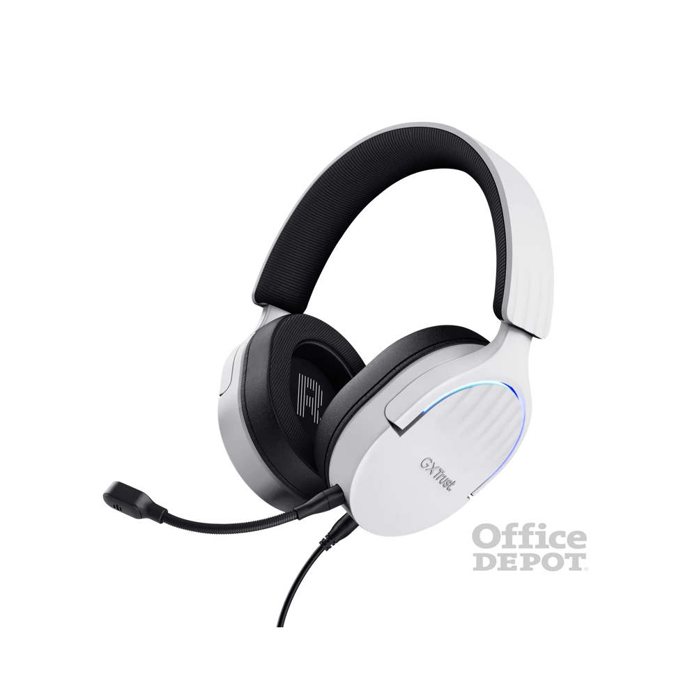 TRUST 25302 GXT 490W Fayzo 7.1 USB vezetékes fehér gamer headset