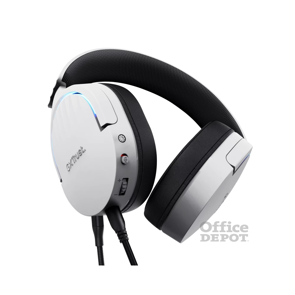 TRUST 25302 GXT 490W Fayzo 7.1 USB vezetékes fehér gamer headset