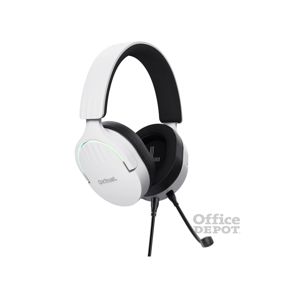 TRUST 25302 GXT 490W Fayzo 7.1 USB vezetékes fehér gamer headset