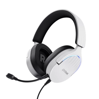 TRUST 25302 GXT 490W Fayzo 7.1 USB vezetékes fehér gamer headset