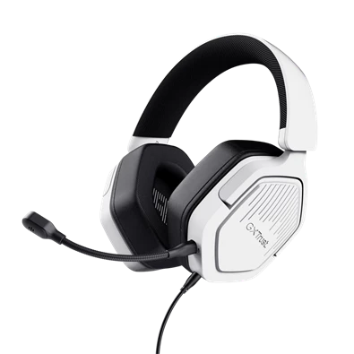 Trust GXT 492 Carus vezetékes multiplatform fehér gamer headset Trust GXT 492 Carus vezetékes multiplatform fehér gamer headset