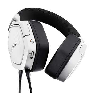 Trust GXT 492 Carus vezetékes multiplatform fehér gamer headset Trust GXT 492 Carus vezetékes multiplatform fehér gamer headset