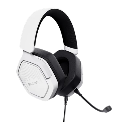 Trust GXT 492 Carus vezetékes multiplatform fehér gamer headset Trust GXT 492 Carus vezetékes multiplatform fehér gamer headset