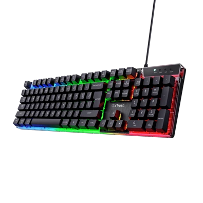 Trust GXT 835 Azor HUN vezetékes fekete gamer billentyűzet Trust GXT 835 Azor HUN vezetékes fekete gamer billentyűzet