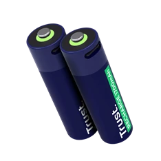 Trust újratölthető AA elem USB-C csatlakozással 2db Trust újratölthető AA elem USB-C csatlakozással 2db