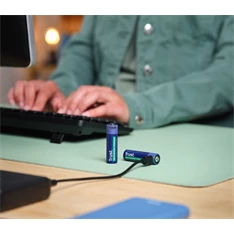 Trust újratölthető AA elem USB-C csatlakozással 2db Trust újratölthető AA elem USB-C csatlakozással 2db