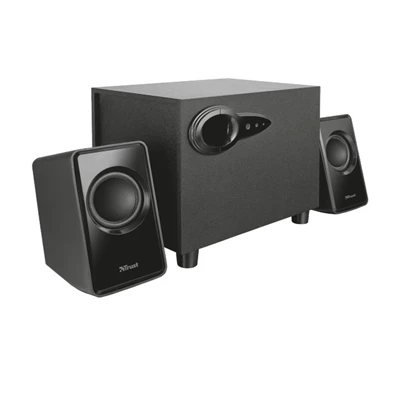 Trust Avora 2.1 Subwoofer Speaker Set jack 18W fekete hangszóró Trust Avora 2.1 Subwoofer Speaker Set jack 18W fekete hangszóró