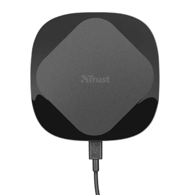 Trust Cito15 QI 7.5/10/15W wireless fekete töltő Trust Cito15 QI 7.5/10/15W wireless fekete töltő