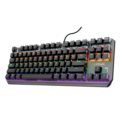Trust GXT834 Callaz TKL US fekete mechanikus gamer billentyűzet Trust GXT834 Callaz TKL US fekete mechanikus gamer billentyűzet
