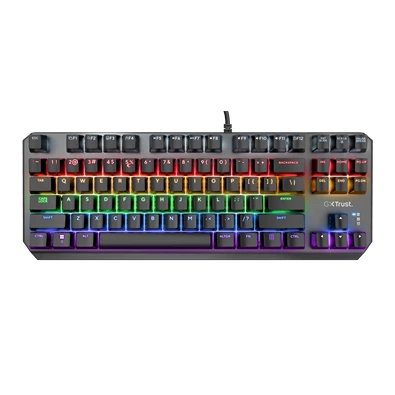 Trust GXT834 Callaz TKL US fekete mechanikus gamer billentyűzet Trust GXT834 Callaz TKL US fekete mechanikus gamer billentyűzet