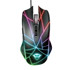 Trust GXT 160X Ture 4500dpi RGB optikai gamer egér