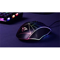 Trust GXT 160X Ture 4500dpi RGB optikai gamer egér