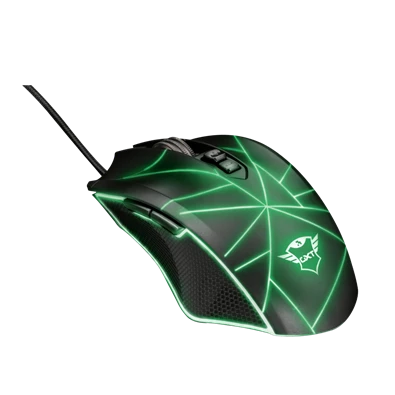 Trust GXT 160X Ture 4500dpi RGB optikai gamer egér