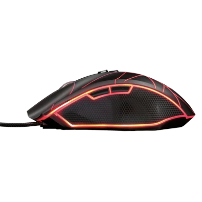 Trust GXT 160X Ture 4500dpi RGB optikai gamer egér