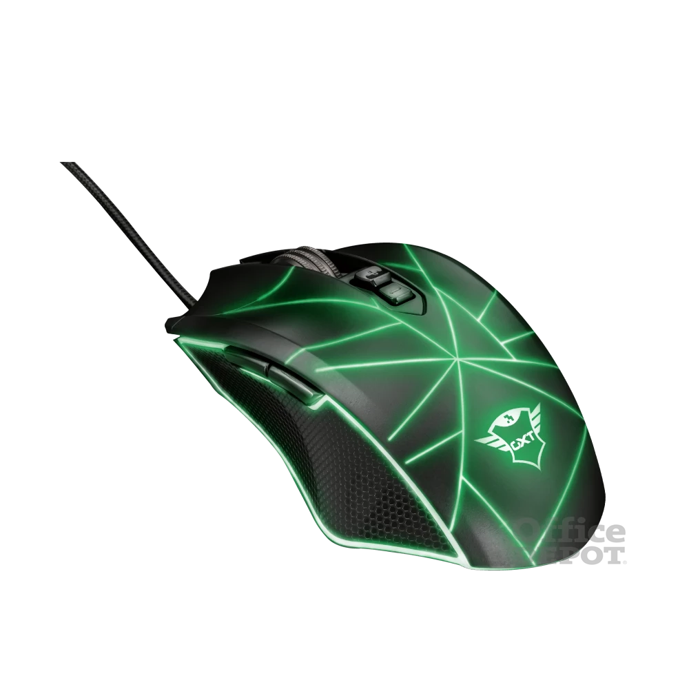 Trust GXT 160X Ture 4500dpi RGB optikai gamer egér