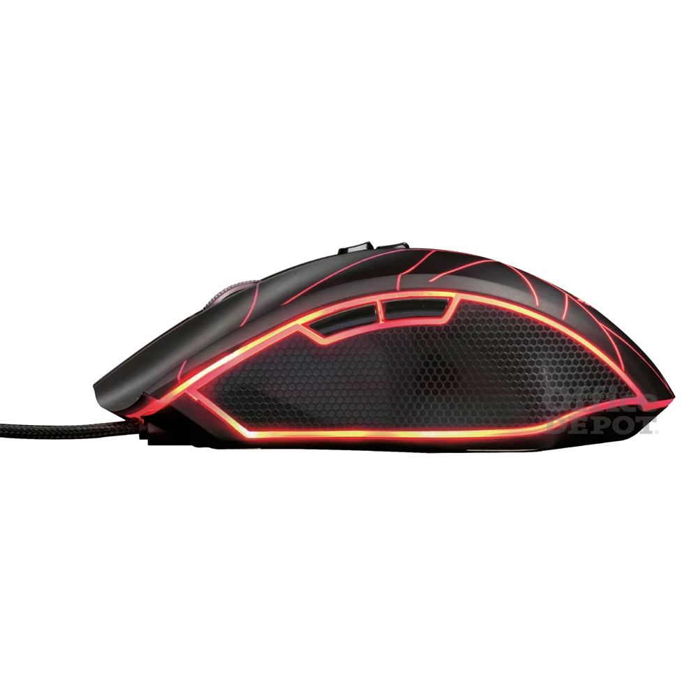 Trust GXT 160X Ture 4500dpi RGB optikai gamer egér