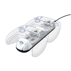 Trust 24173 GXT 251 Duo PS5 fehér kontroller töltőállomás