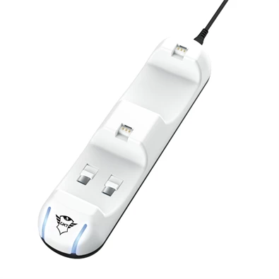 Trust 24173 GXT 251 Duo PS5 fehér kontroller töltőállomás