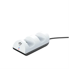 Trust 24451 GXT 254 Duo PS5 fehér kontroller töltőállomás