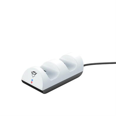 Trust 24451 GXT 254 Duo PS5 fehér kontroller töltőállomás