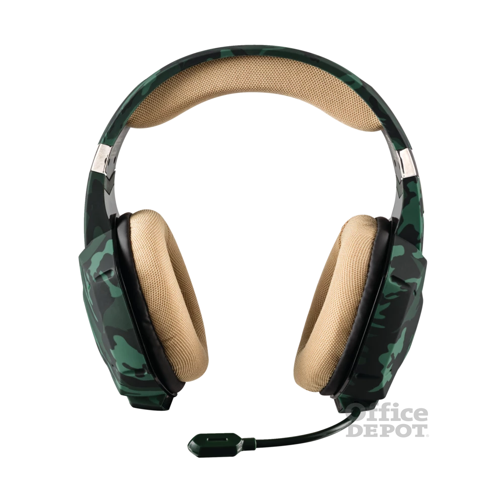Trust GXT 322C Carus dzsungel álcafestéses gamer headset