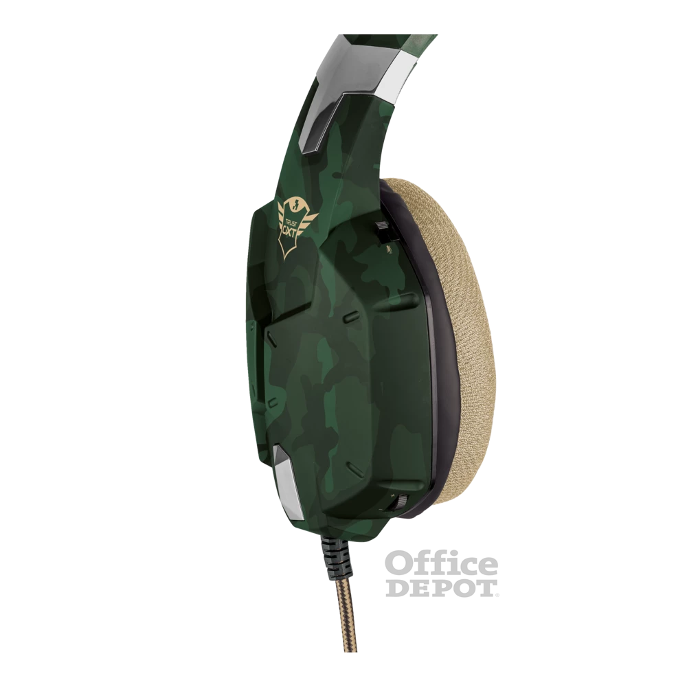 Trust GXT 322C Carus dzsungel álcafestéses gamer headset