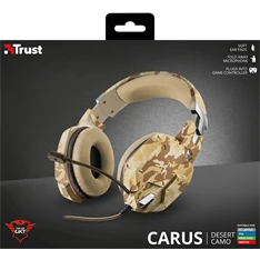 Trust GXT 322D Carus sivatag álcafestéses gamer headset Trust GXT 322D Carus sivatag álcafestéses gamer headset